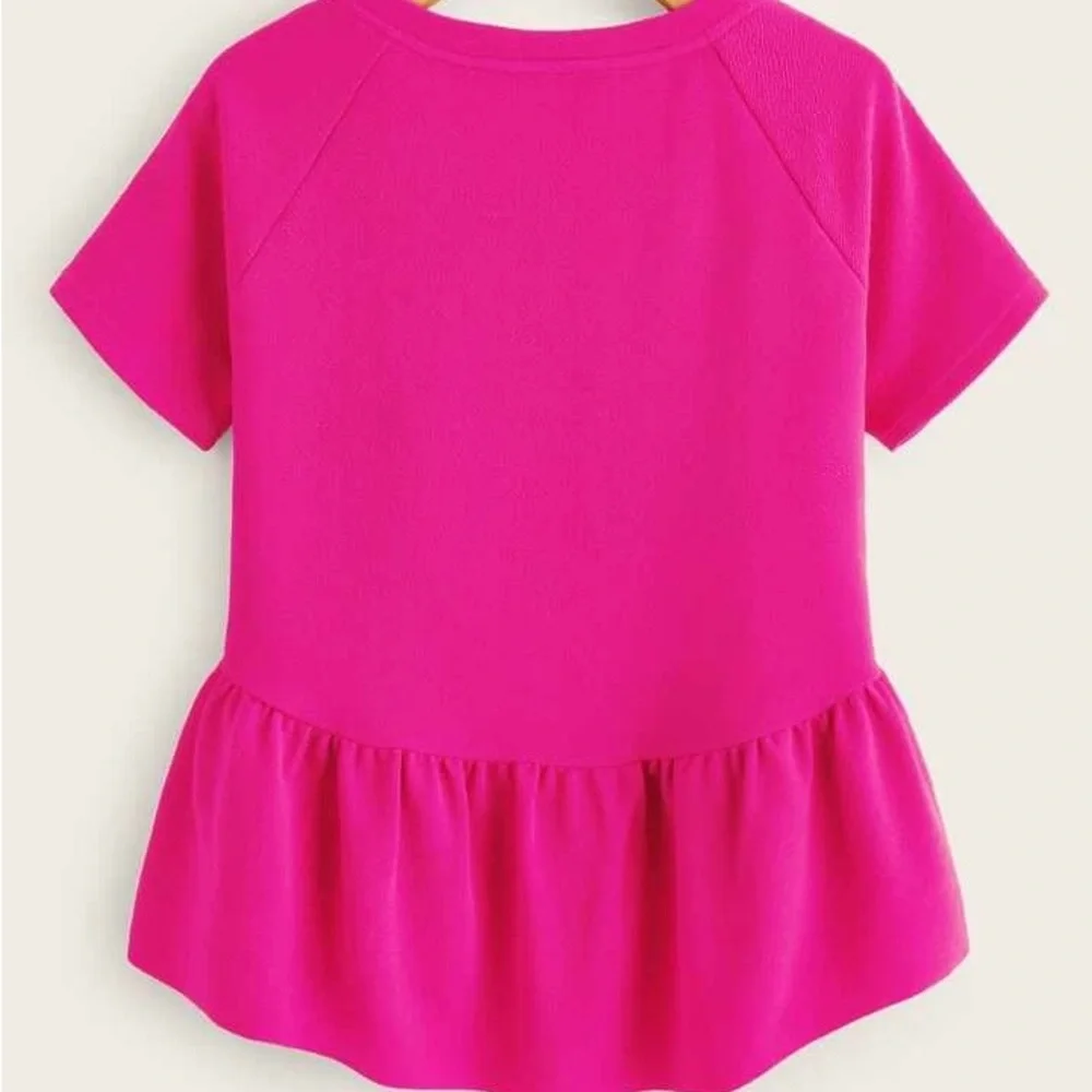 High-Low Ruffled Top - Picture 2 of 4